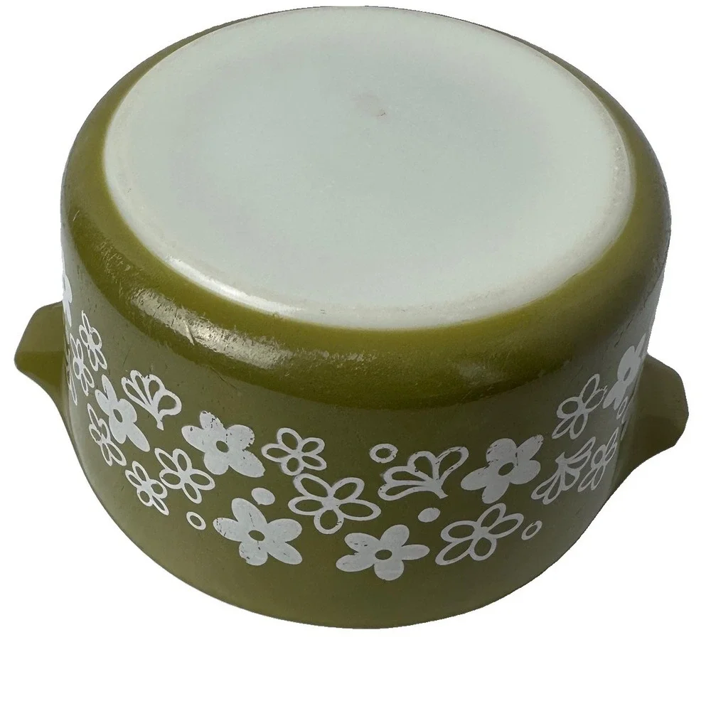 Pyrex Crazy Daisy Spring Blossom 1 large mixing bowl & 1 Small
